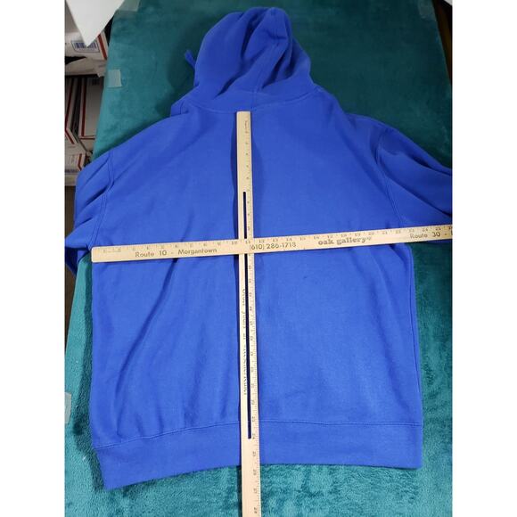 Florida Gators Majestic Hoodie Size Large Mens Blue Drawstrings Football NCAA - Picture 7 of 9